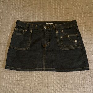 Nissi Embellished Jean Skirt